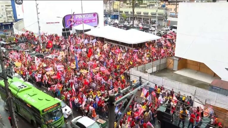 Apoiadores de Lula realizam atos em diversas cidades e capitais