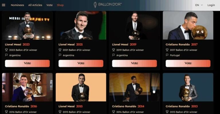 Bola de Ouro abre votação popular para definir o melhor ganhador do prêmio em toda a história; entenda