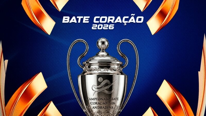 Campeonato Bate Coração 2026 começa nesta sexta-feira em Andradina