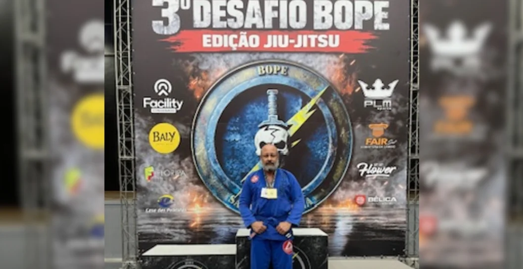 PM reformado de SP leva ouro e prata em desafio de jiu-jítsu