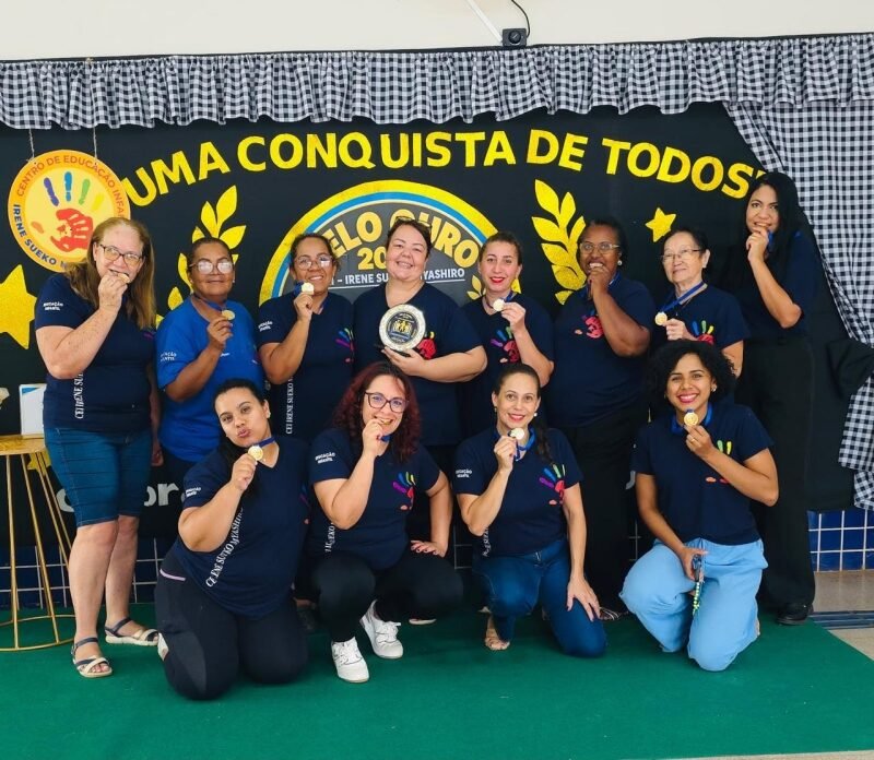 CEI Irene Sueko Miyashiro celebra Selo Ouro na Educação