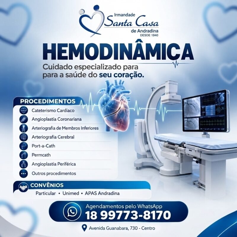 Hemodinâmica: tecnologia e cuidado especializado para a saúde do seu coração