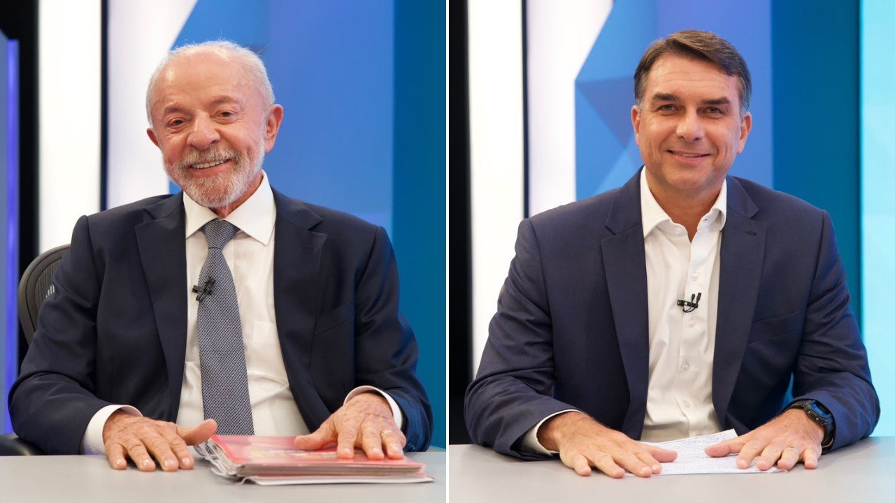 Veja as palavras mais faladas por Flávio Bolsonaro e Lula na TV Globo