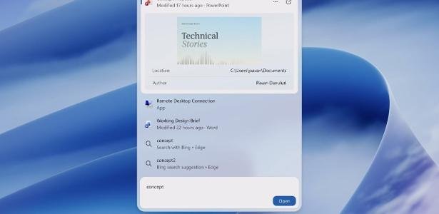 Windows 11: Microsoft redesenha busca e aposta em IA no Search
