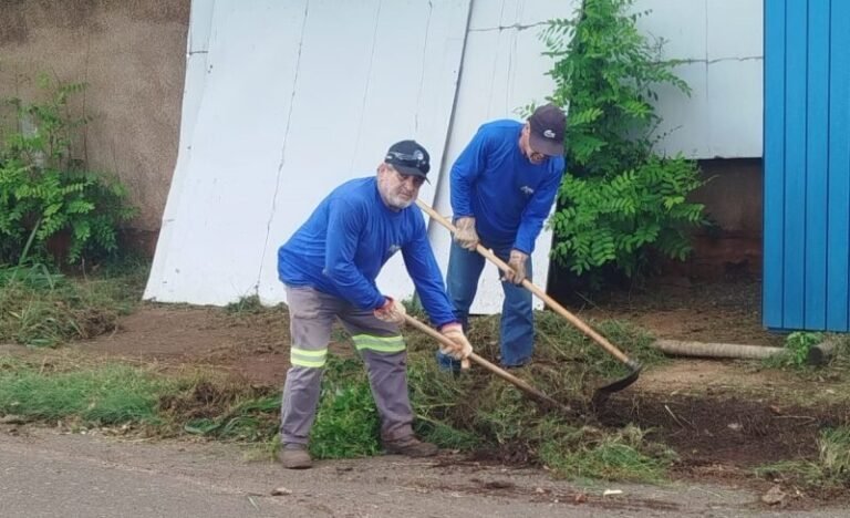 Prefeitura reforça limpeza urbana e prevenção para período de chuvas