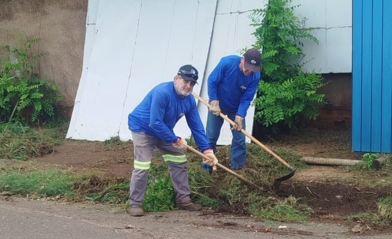 Prefeitura reforça limpeza urbana e prevenção para período de chuvas