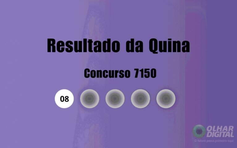 Resultado da Quina de hoje: veja números e ganhadores do concurso 7150 (sexta, 23/10)