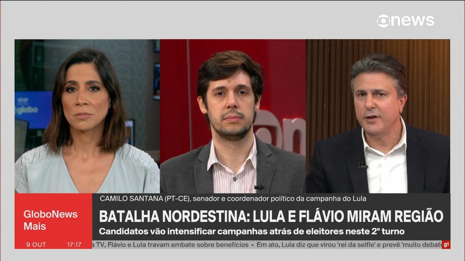 Camilo Santana diz que estratégia de campanha é comparar biografias